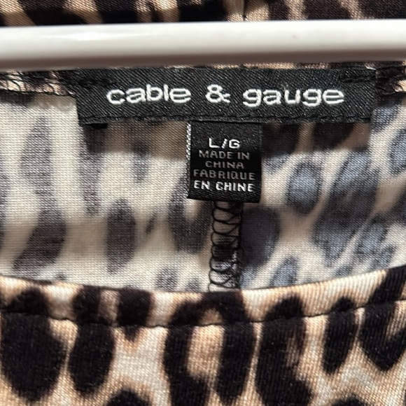 Women’s shirt size large, leopard, print brand new, never worn - Picture 2 of 3